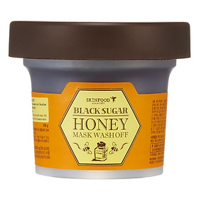 Mặt nạ đường đen mật ong Skinfood Black Sugar Honey Wash Off 100g