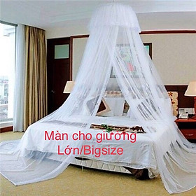 Mua Màn Tròn Cho Giường Lớn /Bigsize - Cao Cấp Mộc Miên ( Hình thật )