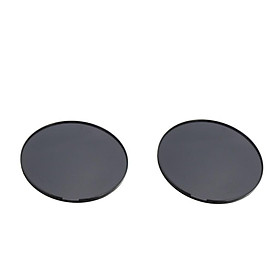 2x 72mm Car Console Dashboard Adhesive Disk Base Plate for Suction Cup Mount
