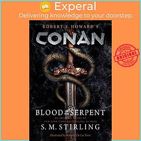 Sách - Conan: Blood of the Serpent by S. Stirling (UK edition, paperback)