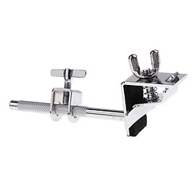 1x Bass Drum Hoop Mounted Cowbell Holder Clamp Drum Set Accessory
