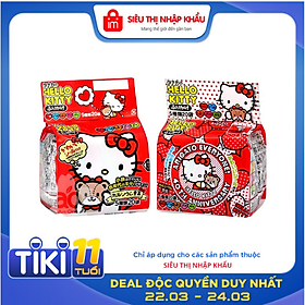 Gia vị rắc cơm thập cẩm Hello Kitty cho bé ham ăn hàng nội địa Nhật Bản 48g (20 gói x 5 vị)