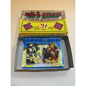 Cờ Ô Quan Hộp Giấy Lớn 5 Trong 1 - Cờ Ô Quan - Cờ Gánh - Cờ Caro - Cờ Vây - Cờ Nhảy Trò Chơi Trí Tuệ