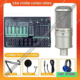 Mua Combo Hát Thu Âm Livestream Sound Card H9 Micro AQTA AQ220 . Giả Giọng Người Già   Trẻ Em   Autotune . Bảo Hành 12 Tháng