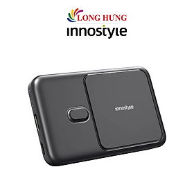 Sạc dự phòng không dây từ tính Innostyle Powergo Magnectic 10000mAh 15W IM22PDBLK - Hàng chính hãng