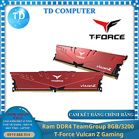 Mua Ram 8GB Team T-FORCE VULCANZ DDR4 3200Mhz Tản dày - Hàng chính hãng Viễn Sơn phân phối