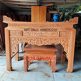 Mua ÁN THỜ - BÀN THỜ GỖ GÕ ĐỎ DÀI 1M76
