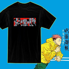 Áo thun Jujutsu Kaisen Anime ngắn tay cổ tròn độc đẹp
