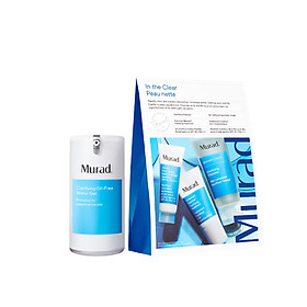 Bộ sản phẩm Gel dưỡng ẩm ngừa mụn Clarifying Oil-Free Water Gel và set chăm sóc da dầu mụn In the clear Murad