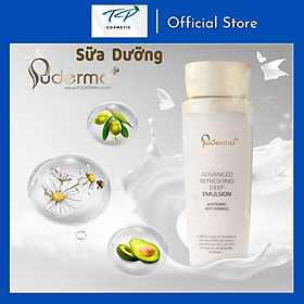 Sữa Dưỡng PUDERMA ADVANCED REFRESHING DEEP EMULSION: Trắng da, chống lão hóa, giảm mụn, thâm, sạm.