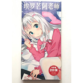 (BÌA NGẪU NHIÊN) Hộp ảnh POSTCARD mẫu mới EROMANGA SENSEI - TÁC GIẢ ĐÀO HOA anime