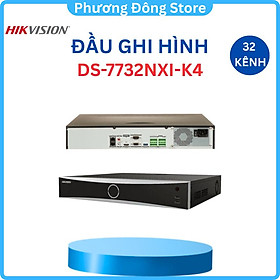 Mua Đầu ghi hình IP 32 kênh HIKVISION DS-7732NXI-K4 xuất hình Ultra HD 4K 32 kênh nhận diện khuôn mặt  .-Hàng chính hãng