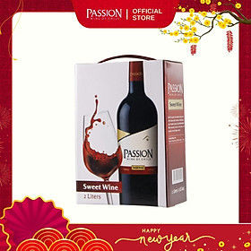 Rượu vang ngọt Passion hộp 2L 11%