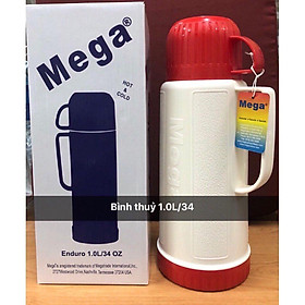 Bình thủy giữ nhiệt Mega 1.0L nhiều màu