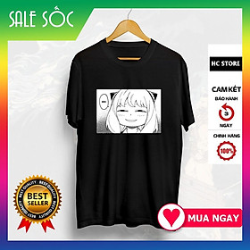 Áo Phông Đen Anime SPY X FAMILY Anya Face độc đẹp giá rẻ siêu HOT bán chạy