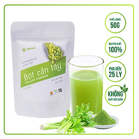 Bột Cần Tây Wefresh Nguyên Chất Sấy Lạnh - Sáng da, đẹp dáng, detox cơ thể - Gói 50 gr