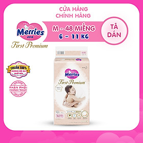 Tã dán Merries First Premium Đủ Size NB/S/M