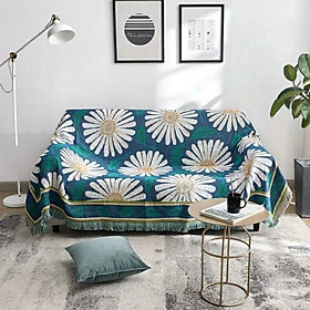 Mua Thảm hoa cúc kích thước 2m3 × 1m8  thảm sofa   thảm vintage
