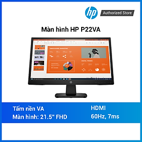 Màn hình máy tính HP 453D2AA P22VA G4  21.5 inch FHD 60Hz ĐEN -Hàng chính hãng