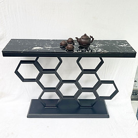 Bàn Console trang trí BEE khung sắt mặt đá Juno sofa CSTCT029 120x30x85 cm nhiều màu lựa chọn
