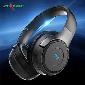 Hình ảnh Tai nghe chụp tai Zealot kết nối bluetooth không dây với điện thoại máy tính nghe nhạc xem phim chơi game headphone có cảm ứng cực chất hàng chính hãng