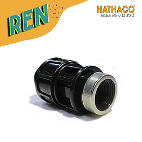 Combo 2 Măng Sông 50 Ren Trong 50 (ren 1.1/2") HATHACO Nối Ống HDPE