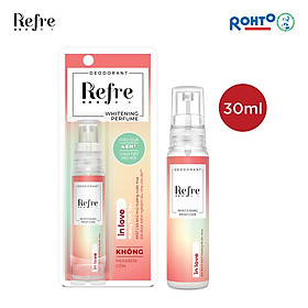 Xịt khử mùi dưỡng trắng hương nước hoa Refre Whitening Perfume In Love - Hương Tình Yêu 30ml