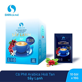 Shin cà phê - cà phê hòa tan arabica sấy lạnh 3 in 1