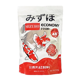 Thức Ăn Cá Vàng Cá Koi Mizuho Econmy Food 500g