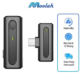Mua Mic Thu âm Livestream Không Dây Mini Khử Tiếng Ồn Dùng Cho Hội Nghị Micro Không Dây Cài Áo Thu Âm Dành Cho Điện Thoại Máy Tính Bảng Android Oppo Samsung - ML038