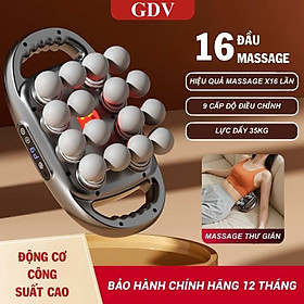[Tặng củ sạc + cáp sạc] Máy Massage Toàn Thân Cầm Tay , Máy Mát Xa Đấm Lưng, Chân, Tay, Vai, Cổ 12 Đầu, 16 Đầu, 20 Đầu, 22 Đầu GDV - Hàng Chính Hãng