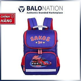 Balo Học Sinh Thời Trang SAKOS SIMPLE - Họa Tiết Dễ Thương, Siêu Nhẹ, Chống Gù Bảo Vệ Đôi Vai Và Cột Sống Của Trẻ
