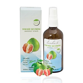 Tinh dầu xịt phòng Vỏ Bưởi Lam Hà Grapefruit (100ml): có công dụng khử mùi sát khuẩn, xua đuổi muỗi, côn trùng, làm thơm phòng với mùi vỏ bưởi tươi mát.