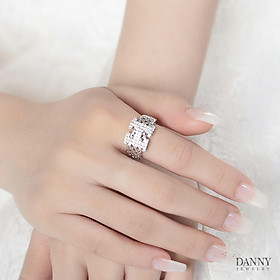 Nhẫn Nữ Bạc 925 Danny Jewelry Xi Bạch Kim KI4GZ010