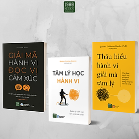 Combo 3 cuốn Giải mã hành vi - đọc vị cảm xúc + Tâm lý học hành vi + Thấu hiểu hành vi, giải mã tâm lý -1980Books - Lý Vĩ