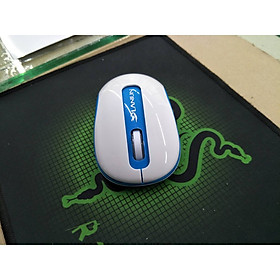 Chuột máy tính không dây Lanjun Wm1313(Màu Trắng) - Hàng chính hãng