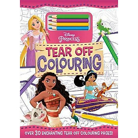 Hình ảnh sách Sách tô màu Disney Princess: Tear Off Colouring