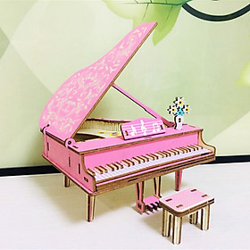 Đồ chơi lắp ráp gỗ 3D Mô hình Đàn Piano Laser HG-D065