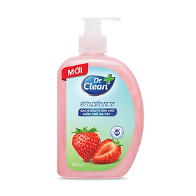 Hình ảnh Sữa Rửa Tay Dr. Clean - Dâu (500ml)