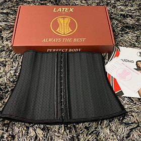 Đai nịt bụng (gen siết giảm eo) Latex 25 xương thông hơi nhập khẩu chính hãng Hi lạp