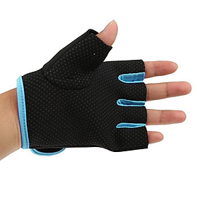 Unisex Half Finger Gloves Wrist Wrap for Sports Gym Exercise Cycling - S/ M/ L - S