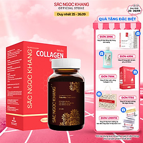 Bộ Trẻ Hóa Da Cao Cấp [Viên Uống Sắc Ngọc Khang ++ 60 Viên & Nước Uống Đẹp Da Collagen Dipeptide Sắc Ngọc Khang 15 Túi]