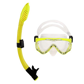 Kids Junior Scuba Diving Swimming Comfortable Silicone Mask & Snorkel Set