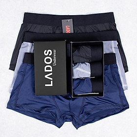 [COMBO 3 QUẦN] Quần Lót Nam Boxer Thun Lạnh Lados 4116 - Thun lụa co giãn, dai, thoáng mát, thấm hút mồ hôi tốt