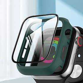 Mua Ốp Case Vân Carbon Kính Cường Lực cho Apple Watch Series 4/5/6/SE (Size 40mm/44mm)