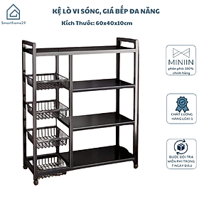 Kệ Lò Vi Sóng Mẫu Mới Nhất, Giá Bếp Đa Năng, Kệ Đựng Rau Củ Tiện Lợi - HÀNG CHÍNH HÃNG MINIIN