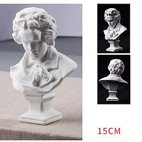 Mua KHO-HN * Mô hình tượng bán thân thạch cao của Beethoven dùng trang trí  tập vẽ kí họa  DIY