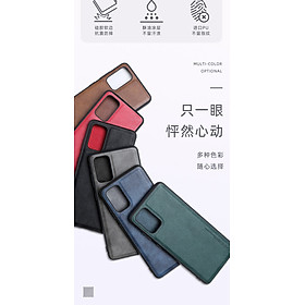 Ốp lưng da cho Samsung Galaxy A23, A53, A33, A73, A13 hãng X-level cao cấp viền mềm chống sốc - Hàng chính hãng