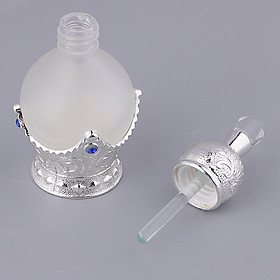 Woman Antique Perfume Spray Bottle  15ml Refillable Home Ornaments A