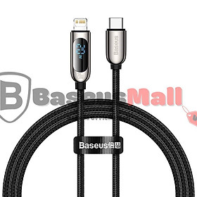 Mua Baseus -BaseusMall VN Cáp sạc nhanh màn hình LED Baseus Display Fasst Data Cable Type C to L 20W (Hàng chính hãng
